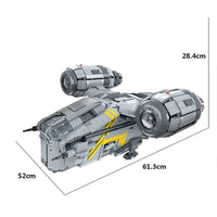 Thumbnail for Building Blocks Star Wars UCS MOC The Razor Crest Bricks Toy - 9