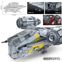 Thumbnail for Building Blocks Star Wars UCS MOC The Razor Crest Bricks Toy - 4
