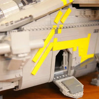 Thumbnail for Building Blocks Star Wars UCS MOC The Razor Crest Bricks Toy - 10