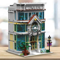 Thumbnail for Building Blocks Street Experts MOC City Science Museum Bricks Toy - 6