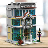 Thumbnail for Building Blocks City Street Experts MOC Science Museum Bricks Toys - 1