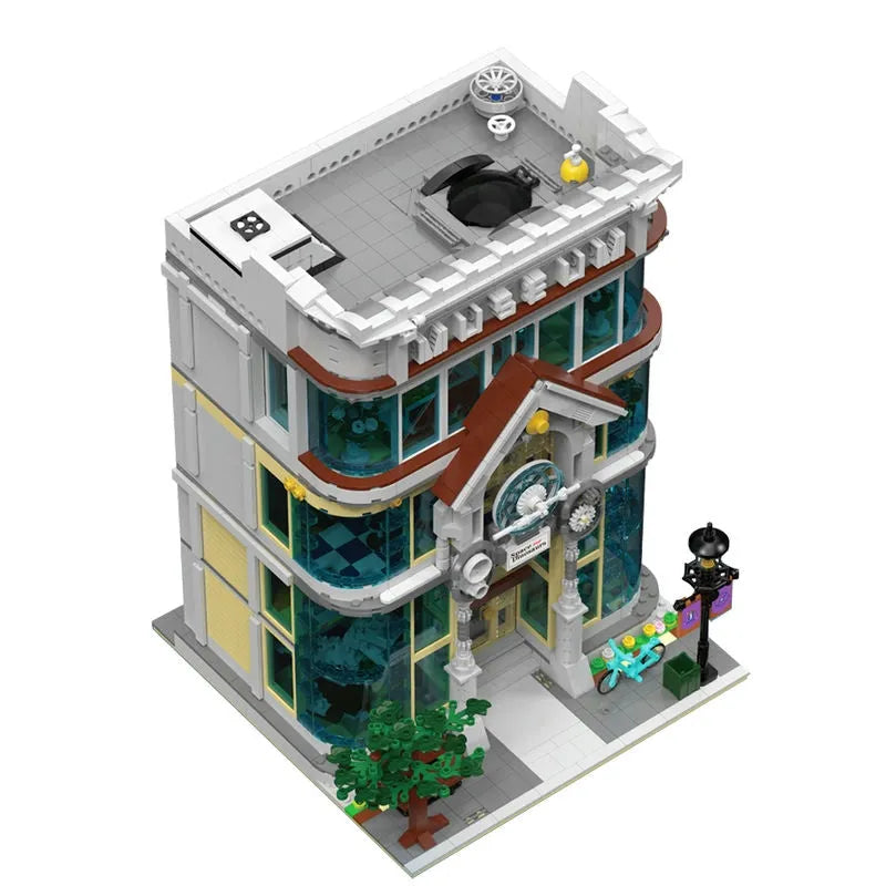Building Blocks City Street Experts MOC Science Museum Bricks Toys Construction Set Toys - 6