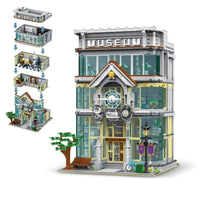 Thumbnail for Building Blocks City Street Experts MOC Science Museum Bricks Toys - 2