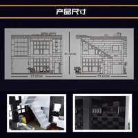 Thumbnail for Building Blocks Creator Experts MOC City Modern Coffee House Bricks Toy Construction Set Toys - 10