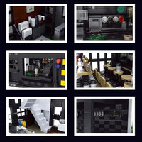 Thumbnail for Building Blocks Creator Experts MOC City Modern Coffee House Bricks Toy - 9