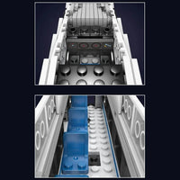 Thumbnail for Building Blocks Tech RC Railway CRH380A High Speed Train Bricks Toy Construction Set Toys - 11