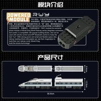 Thumbnail for Building Blocks Tech RC Railway CRH380A High Speed Train Bricks Toy Construction Set Toys - 12