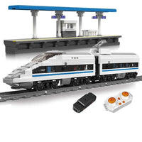 Thumbnail for Building Blocks Tech RC Railway CRH380A High Speed Train Bricks Toy Construction Set Toys - 2