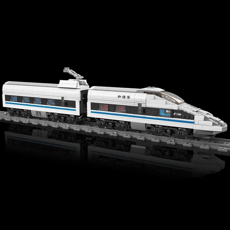 Building Blocks Tech RC Railway CRH380A High Speed Train Bricks Toy Construction Set Toys - 10