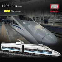 Thumbnail for Building Blocks Tech RC Railway CRH380A High Speed Train Bricks Toy Construction Set Toys - 4