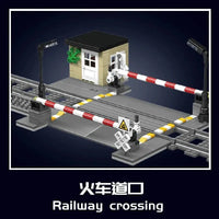 Thumbnail for Building Blocks Tech Railway RC DF4B Diesel Train Locomotive Bricks Toy Construction Set Toys - 11