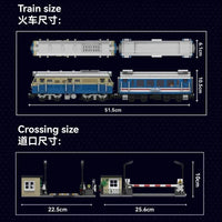 Thumbnail for Building Blocks Tech Railway RC DF4B Diesel Train Locomotive Bricks Toy - 12