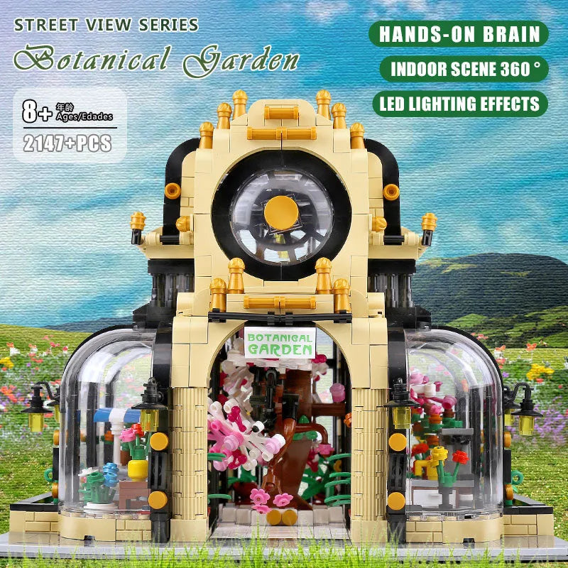 Building Blocks Experts Creator City MOC Botanical Garden Bricks Toy Construction Set Toys - 8