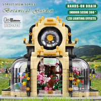 Thumbnail for Building Blocks Experts Creator City MOC Botanical Garden Bricks Toy Construction Set Toys - 8