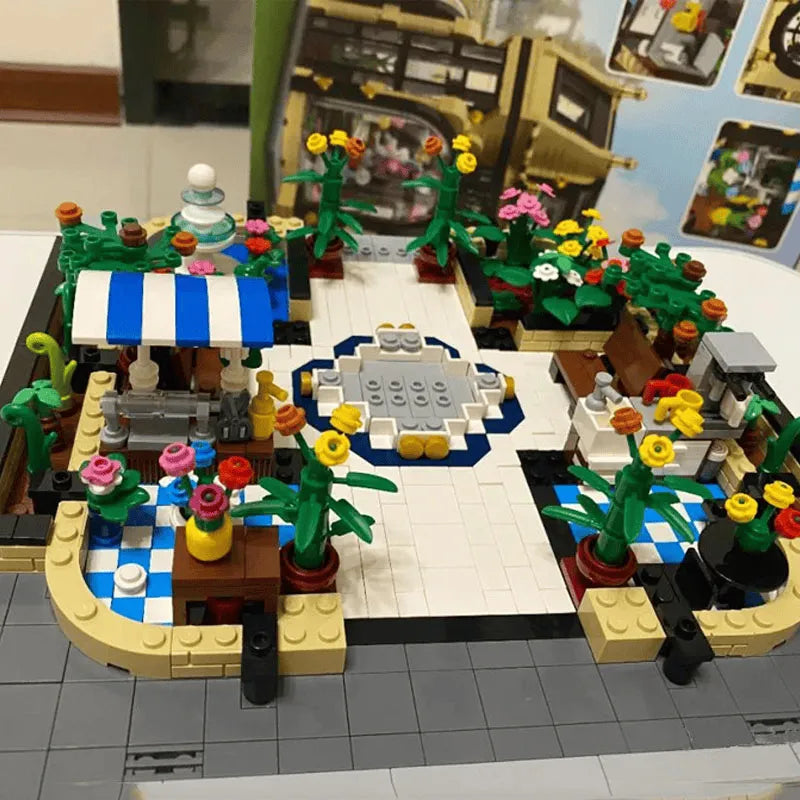 Building Blocks Experts Creator City MOC Botanical Garden Bricks Toy Construction Set Toys - 13