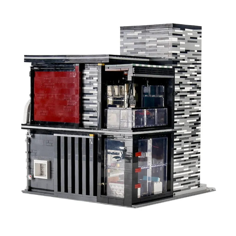 Building Blocks Street City Expert The ISLET PUB Restaurant Bricks Toy EU Construction Set Toys - 7