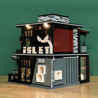 Thumbnail for Building Blocks Street City Expert The ISLET PUB Restaurant Bricks Toy EU Construction Set Toys - 10