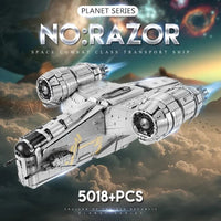 Thumbnail for Building Blocks MOC 21023 UCS Star Wars The Razor Crest Spaceship Bricks Toy Construction Set Toys - 8