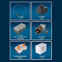 Thumbnail for Building Blocks Creator Experts RC Magic Castle Harry Potter Train Bricks Toy Construction Set Toys - 9