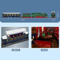 Thumbnail for Building Blocks Motorized RC German City Express BR18 201 Train Bricks Toys Construction Set Toys - 6
