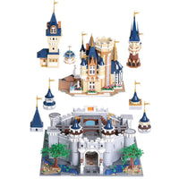 Thumbnail for Building Blocks Expert Creator Girl Princess MOC Paradise Castle Bricks Toy Construction Set Toys - 12
