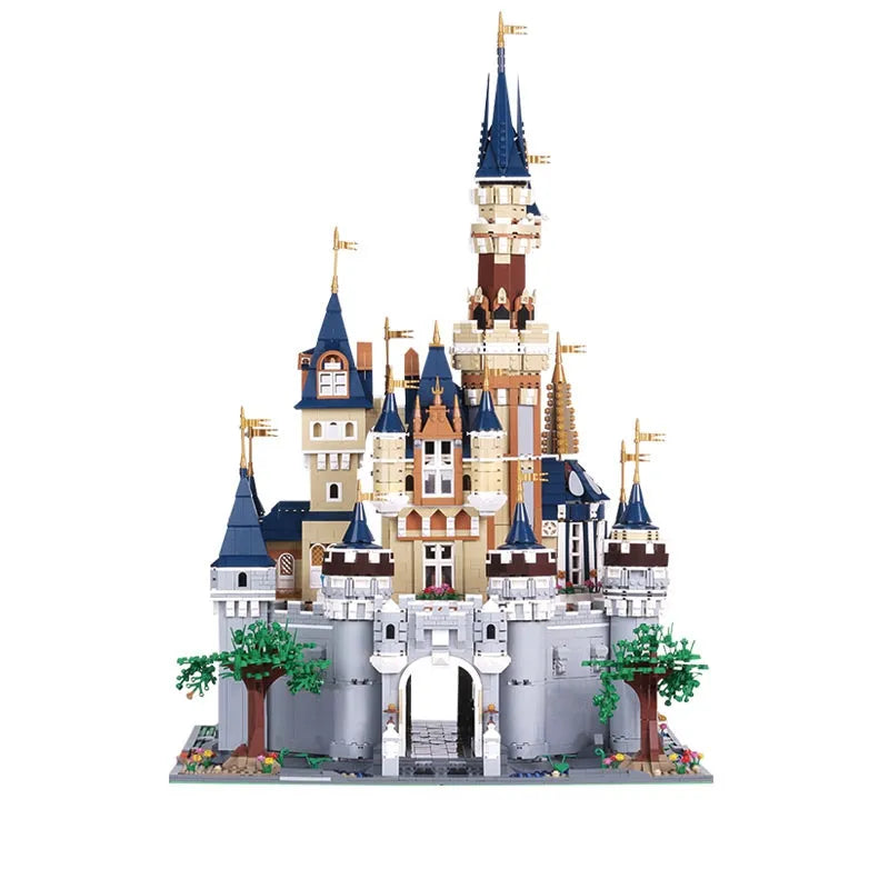 Building Blocks Expert Creator Girl Princess MOC Paradise Castle Bricks Toy Construction Set Toys - 5