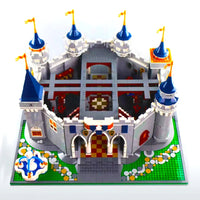 Thumbnail for Building Blocks Expert Creator Girl Princess MOC Paradise Castle Bricks Toy Construction Set Toys - 16