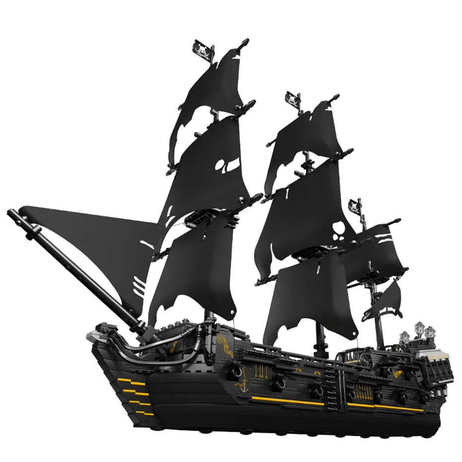 Building Blocks Pirate Of Caribbean MOC The Black Pearl Bricks Toys - 1