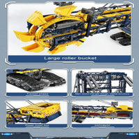 Thumbnail for Building Blocks Motorized RC Bucket Wheel Excavator Bricks Toy 17006 EU Construction Set Toys - 6
