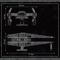 Thumbnail for Building Blocks Star Wars UCS MOC Kylo Ren Tie Fighter Bricks Toy EU Construction Set Toys - 11