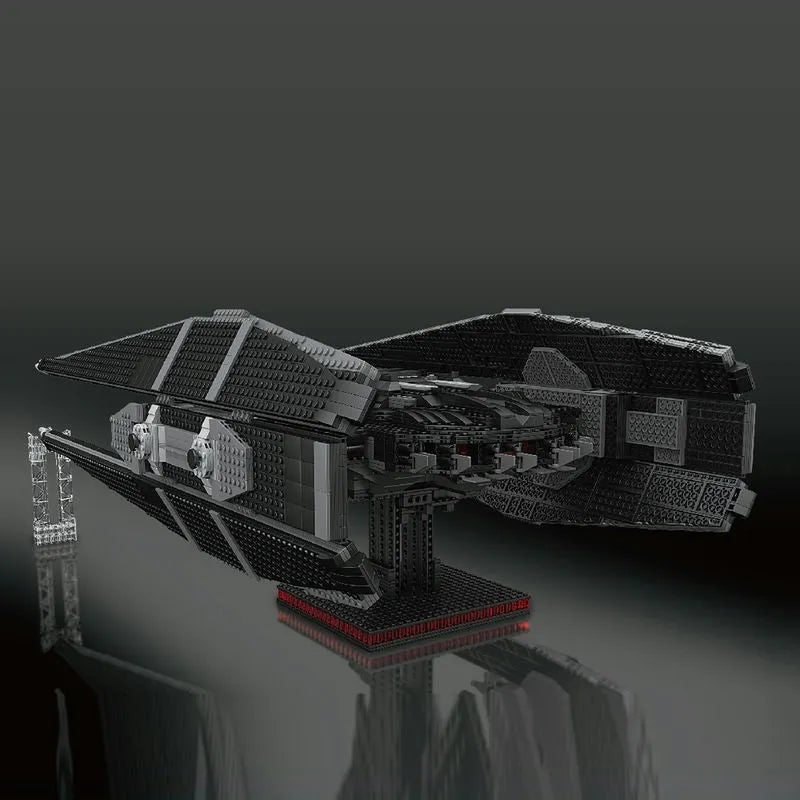 Building Blocks Star Wars UCS MOC Kylo Ren Tie Fighter Bricks Toy EU Construction Set Toys - 2
