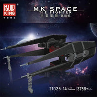 Thumbnail for Building Blocks Star Wars UCS MOC Kylo Ren Tie Fighter Bricks Toy EU Construction Set Toys - 12