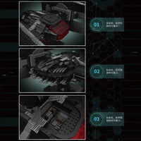 Thumbnail for Building Blocks Star Wars UCS MOC Kylo Ren Tie Fighter Bricks Toy EU Construction Set Toys - 10