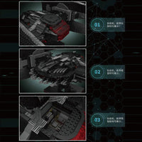 Thumbnail for Building Blocks Star Wars UCS MOC Kylo Ren Tie Fighter Bricks Toy EU - 10