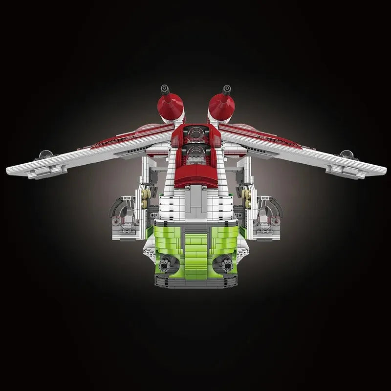 Building Blocks Star Wars UCS MOC Republic Gunship Cruiser Bricks Toys - 4