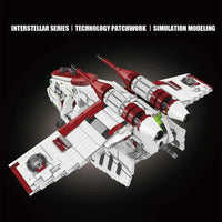 Thumbnail for Building Blocks MOC Star Wars UCS Republic Gunship Cruiser Bricks Toy Construction Set Toys - 6