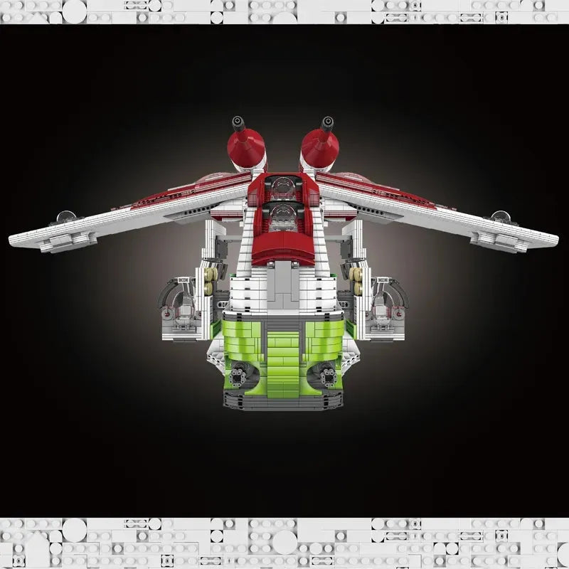 Building Blocks Star Wars UCS MOC Republic Gunship Cruiser Bricks Toys - 10