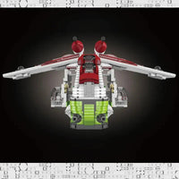 Thumbnail for Building Blocks MOC Star Wars UCS Republic Gunship Cruiser Bricks Toy - 10
