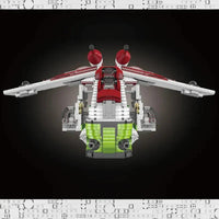Thumbnail for Building Blocks MOC Star Wars UCS Republic Gunship Cruiser Bricks Toy Construction Set Toys - 10
