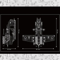 Thumbnail for Building Blocks Star Wars UCS MOC Republic Gunship Cruiser Bricks Toys - 9
