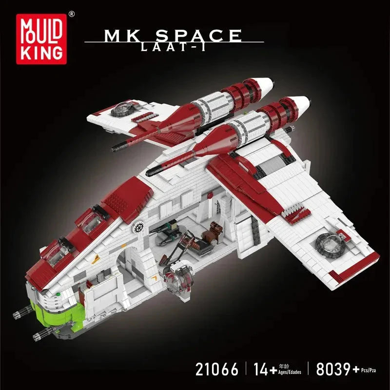 Building Blocks MOC Star Wars UCS Republic Gunship Cruiser Bricks Toy Construction Set Toys - 4