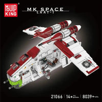 Thumbnail for Building Blocks MOC Star Wars UCS Republic Gunship Cruiser Bricks Toy Construction Set Toys - 4