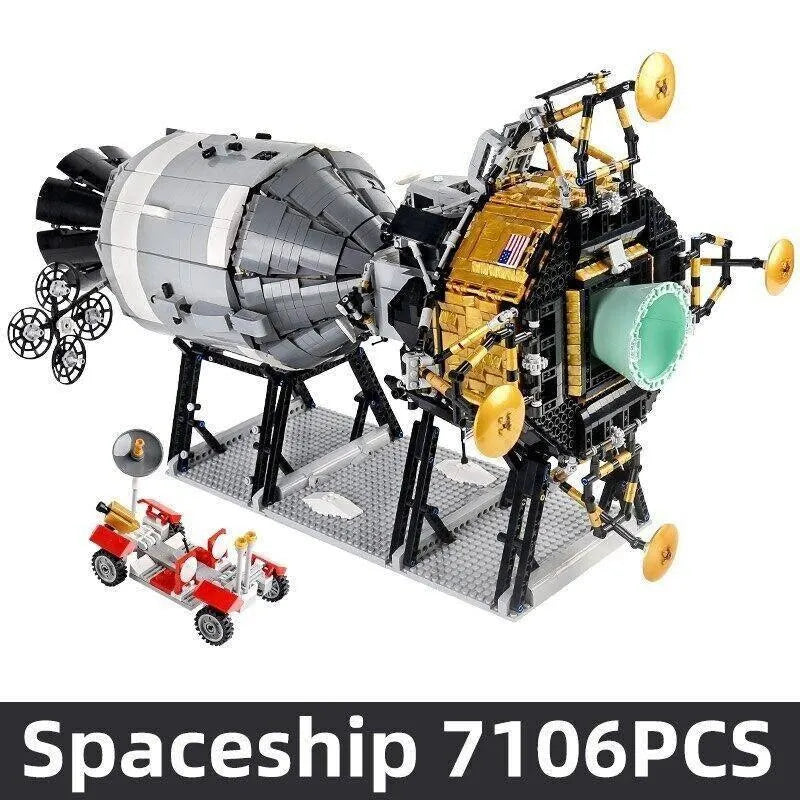 Building Blocks Creator UCS USA Apollo 11 Spacecraft Lunar Landing Bricks Toy Construction Set Toys - 3