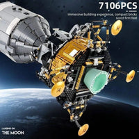 Thumbnail for Building Blocks Creator UCS USA Apollo 11 Spacecraft Lunar Landing Bricks Toy - 9