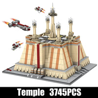 Thumbnail for Building Blocks Star Wars MOC UCS Jedi Temple Building Bricks Toy 21036 - 2
