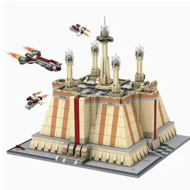 Building Blocks Star Wars MOC UCS Jedi Temple Building Bricks Toy 21036 - 1