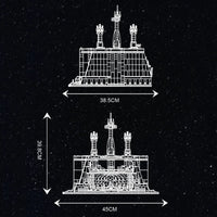 Thumbnail for Building Blocks Star Wars MOC UCS Jedi Temple Building Bricks Toy 21036 - 6