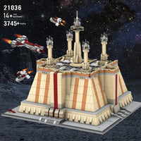 Thumbnail for Building Blocks MOC Star Wars UCS The Jedi Temple Building Bricks Toys EU Construction Set Toys - 1
