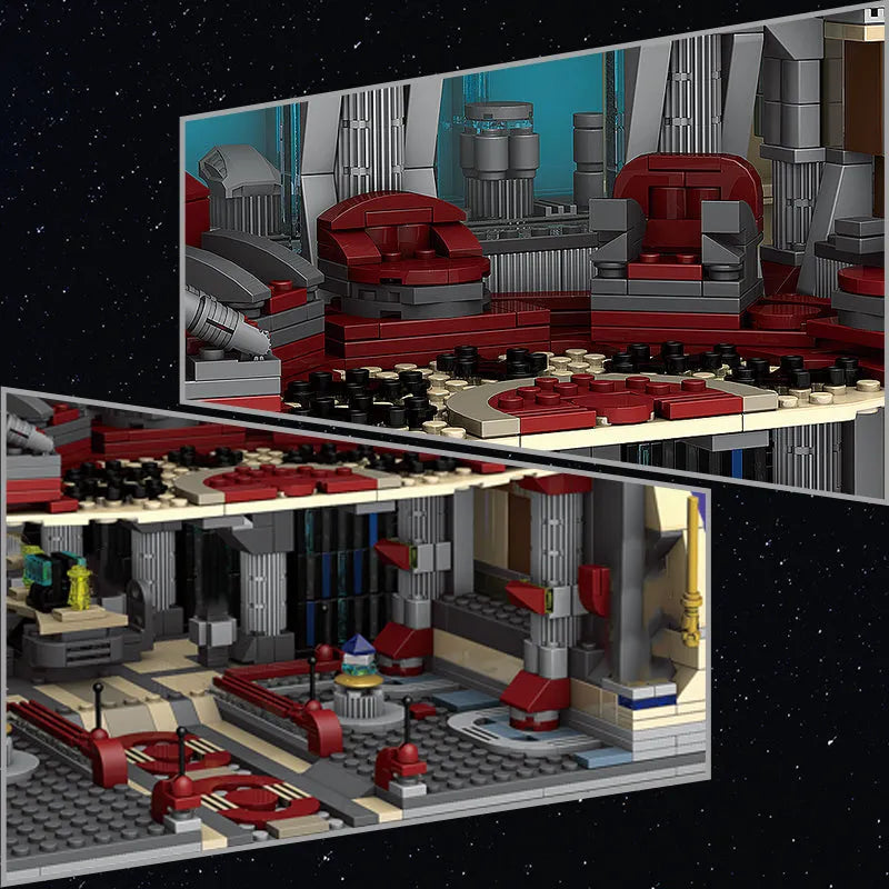 Building Blocks MOC Star Wars UCS The Jedi Temple Building Bricks Toys EU Construction Set Toys - 7