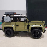 Thumbnail for Building Blocks Tech Off - Road AWD MOC Land Rover Defender Bricks Toys - 9